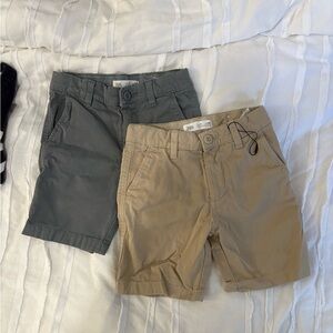 Zara Gray and Tan Shorts Set Bundle size 6